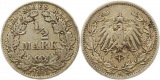 7886 Kaiserreich  1/2 Mark 1911 A