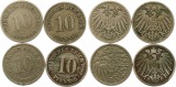 7895 Kaiserreich  4 x 10 Pfennig