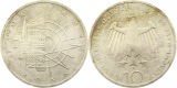 7948 10 Mark 1989 D  2000 Jahre Bonn 9,69 Gramm Silber fein  v...