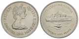 Großbritannien, 25 Pence 1977 Tristan da Cunha 25 J. Krönung...