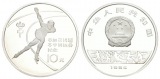 China; 10 Yuan 1984; Olympische Spiele; PP; Ag 16,89g