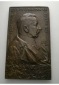 Bronzeplakette Graf Waldersee 1898; H 147 x B 86 mm, 230 g
