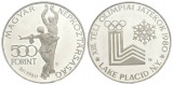 Ungarn, 500 Forint 1980 - Olympische Winterspiele 1980; AG