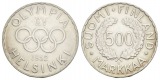 Finnland Olympiade Helsinki, 500 Markkaa 1952