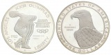 USA, 1 Dollar 1983 Olympische Spiele, PP, Ag