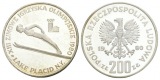 Polen, 200 Zloty 1980 Olympische Spiele, PP, Ag