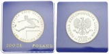 Polen, 200 Zloty 1984 Olympische Spiele, Ag, PP