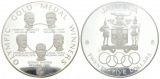 Jamaica, 25 Dollar 1980 Olympische Spiele, Ag