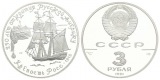 Russland, 3 Rubel 1991, Ag, PP