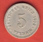 Kaiserreich 5 Pfennig 1908 A