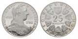 Österreich, 25 Schilling 1967, PP, Ag