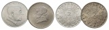 Österreich, 2 Schilling 1933/ 1932, Ag