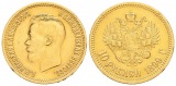 7,74 g Feingold. Zar Nikolaus II. (1894 - 1917)