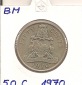 Bermuda 50 Cents 1970 KM # 19