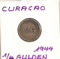 Curacao 1/4 Gulden 1944 KM # 44 Silber