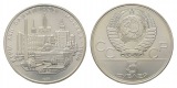 Russland, 5 Rubel 1977 Olympische Spiele, Ag