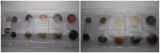Guinea, 5 Kleinmünzen; Jersey, 5 Kleinmünzen