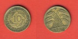 Weimarer Republik 10 Reichsfennig 1925 D