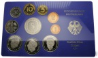 Deutschland, Kursmünzensatz, 1 Pfennig - 5 DM 1987 F