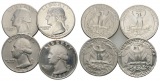 USA, 1/4 Dollar 1971/ 1983/ 1967/ 1965