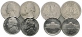 USA, 1/4 Dollar 1967, 5 Cent 1983/ 1971