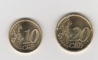 10 und 20 Cent Luxemburg 2004 prägefrisch