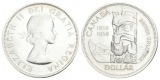 Canada, 1 Dollar 1958