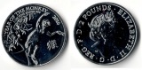 Großbritannien  2 Pounds (Lunar Affe) 2016  FM-Frankfurt  Fei...