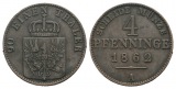Altdeutschland, Kleinmünze 1862