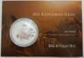 Australien  1 Dollar (Kangaroo) 2011  FM-Frankfurt Feingewicht...