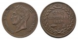 Monaco, 5 Centimes 1837