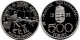 Ungarn  500 Forint  1993  FM-Frankfurt  Feingewicht: 29,10g  S...