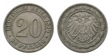 Deutsches Kaiserreich, 20 Pfennig 1890 A