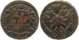 8193 Russland 1/2  Kopeke Denga 1738