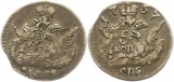 8209 Russland  5 Kopeken Silber  1757