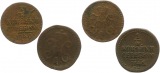 8234 Russland 1/4 Kopeke   1840 und 1842