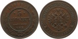 8275  Russland 5 Kopeken   1911