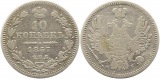 8276  Russland 10 Kopeken   1857