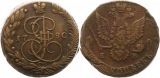 8297  Russland 5 Kopeken 1780 EM