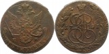 8298  Russland 5 Kopeken 1781 EM