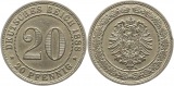 8309 Kaiserreich 20 Pfennig  1888 A