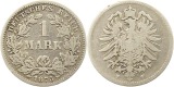 8332 Kaiserreich 1 Mark Silber 1875 F