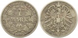 8333 Kaiserreich 1 Mark Silber 1875 G