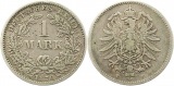 8337 Kaiserreich 1 Mark Silber 1876 F