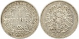 8345 Kaiserreich 1 Mark Silber 1878 F
