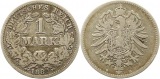 8351  Kaiserreich 1 Mark Silber 1880 G