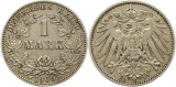 8362  Kaiserreich 1 Mark Silber 1900 J