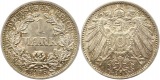 8374  Kaiserreich 1 Mark Silber 1915 F