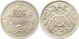 8375  Kaiserreich 1 Mark Silber 1916 F