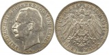 8381 Kaiserreich Baden 3 Mark 1911